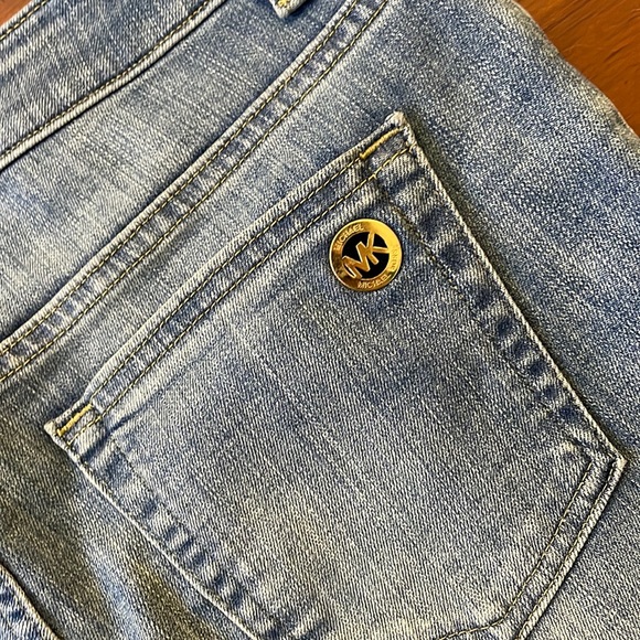 *NWT* Michael Kors Izzy Skinny Jeans, Zipper Pockets, Verushka Wash - Picture 11 of 16